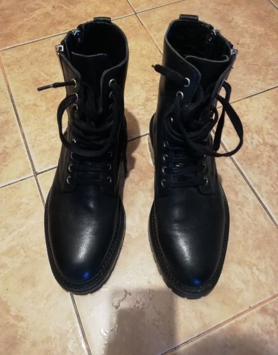 Ghete Zara piele mar 40