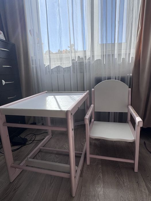 Продам эко стол и стул детский
