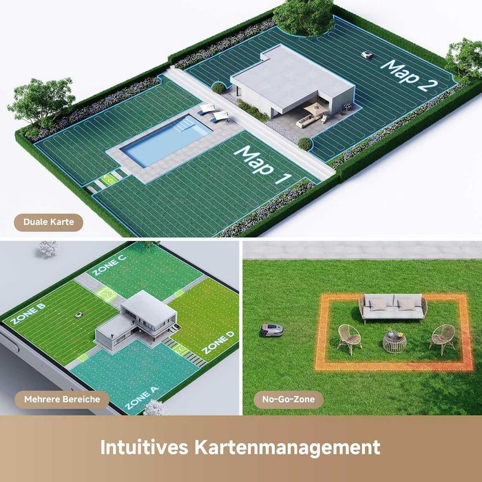 Нова Косачка Робот за Трева Dreame A1 Pro до 2000m2, 2 години Гаранция, Модел MLLA7210