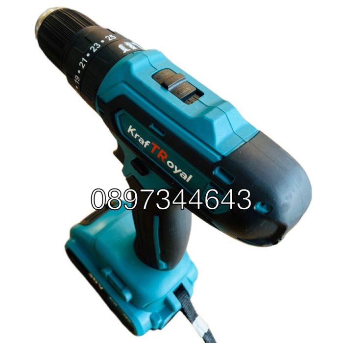 Акумулаторен ударен винтоверт с 2 батерии 36V 8Ah KraftRoyal