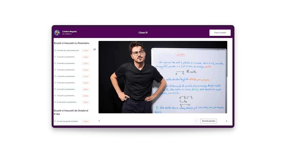 ZECEnBAC. Program cool de meditatii la matematica. Incearca GRATUIT!