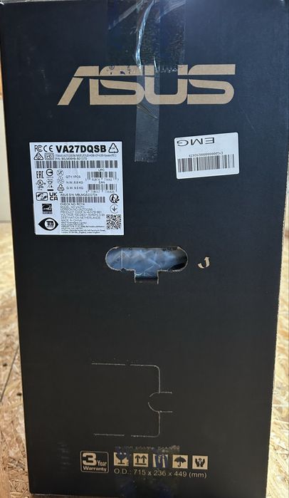 Monitor Assus 27 inch, model VA27DQSB