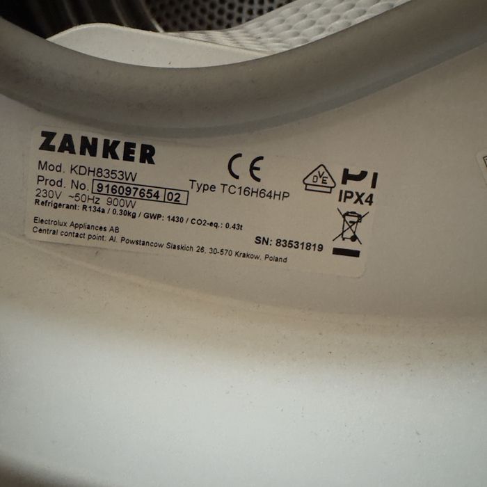 Сушилня Zanker с проблем