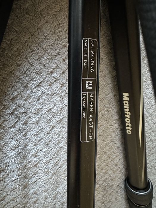 Trepied Manfrotto befree Advanced GT din Aluminiu