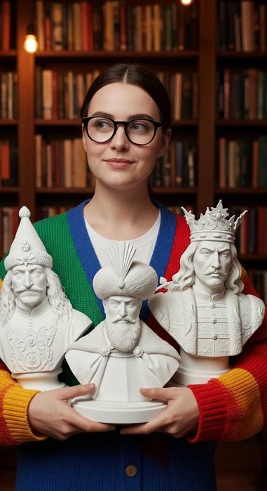 Statueta bust Stefan cel Mare
