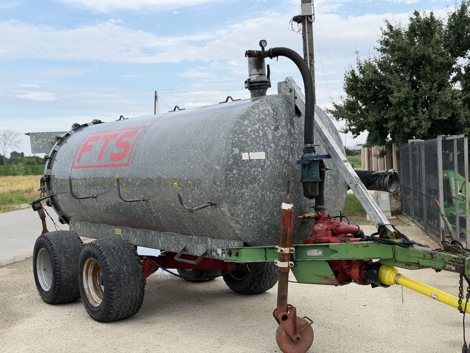 Vidanja/Cisterna 6000L FTS cu Punte Tandem Impecabila Import Germania Pompa Ca Noua