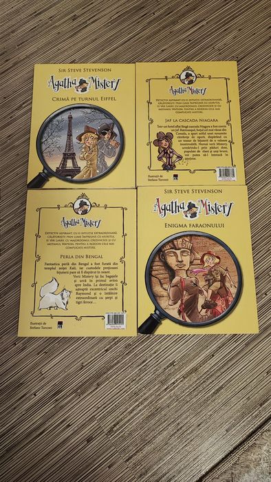 Colectie cartu Agatha Mistery - 4 bucati