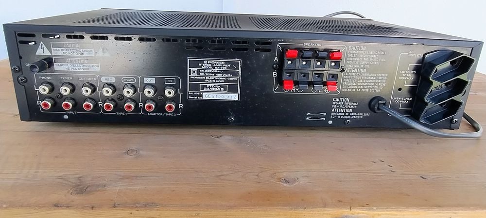 Pioneer F-447L + Pioneer SA-770 / Vintage Hi-Fi комплект