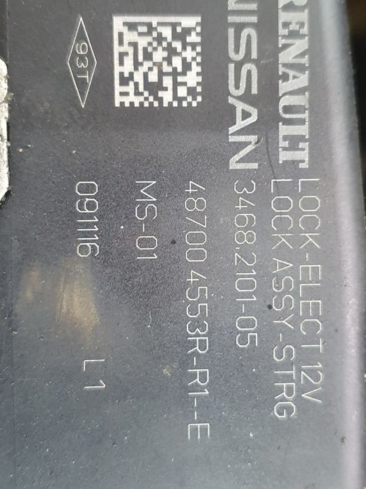 Blocator volan 487004553R Renault Kadjar 1 (facelift) (2018 - 2024)