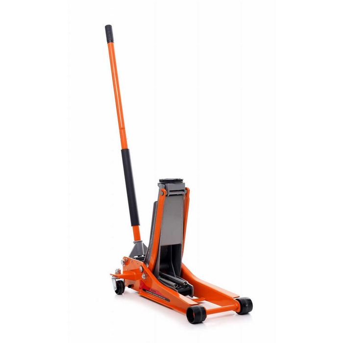 Cric hidraulic tip crocodil 4 tone, cu roti, 95-552 mm, 2 cilindrii,