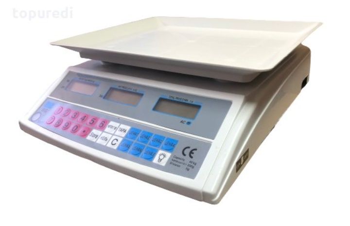 Електронна везна до 40 кг. с копчета на български