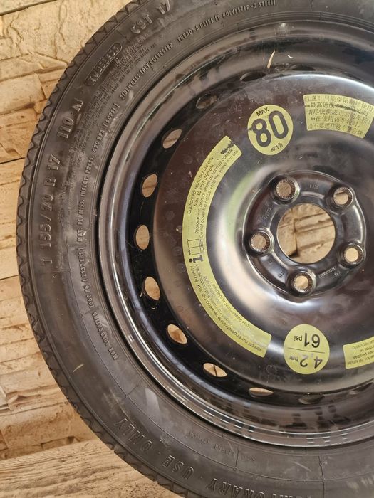 Резервна гума Continental 155/70/17 за Mercedes