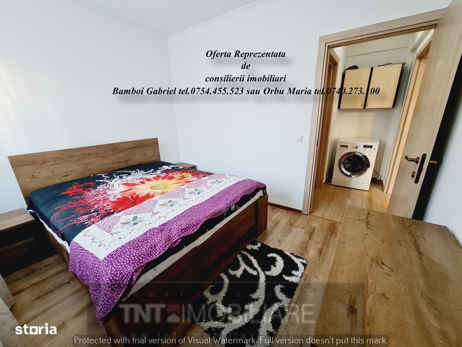 Apartament 2 camere de inchiriat Iasi bloc nou zona Pasarela Bucium
