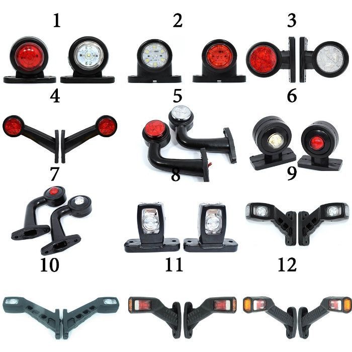 Светлини Рогчета LED 12/24V За Камиони, Ремаркета, Влекачи, Каравани