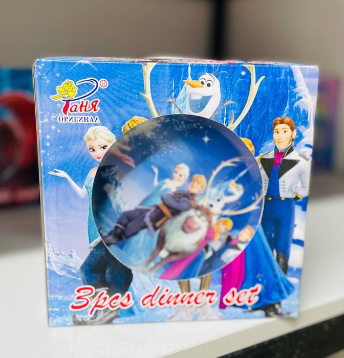 Детский набор посуды 3в1