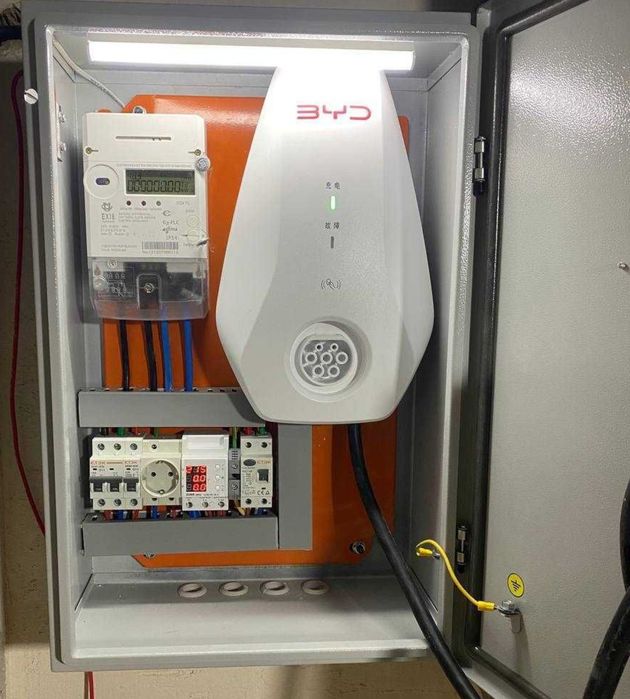 Установка зарядное устройство для электромобиль. Zaryadka o'rnatish