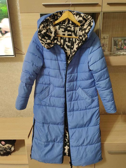 Демисезонный двусторонний пуховик