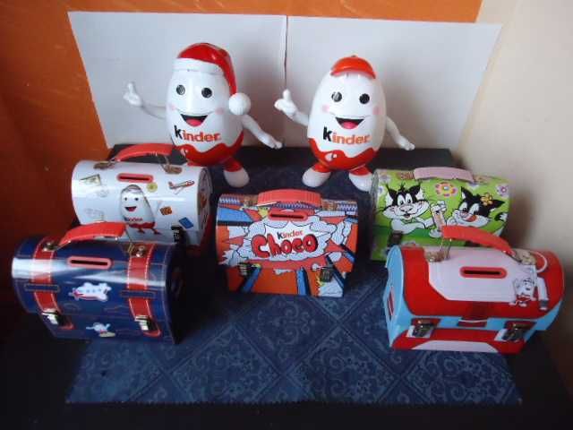 Киндер/Kinder,торбички за яйца ,касички,170 фигурки от шоколадови яйца