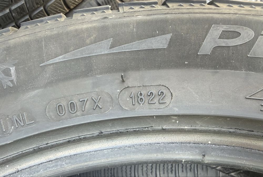 4бр 255/45/19 на 6,3мм с 22дот Мишелин