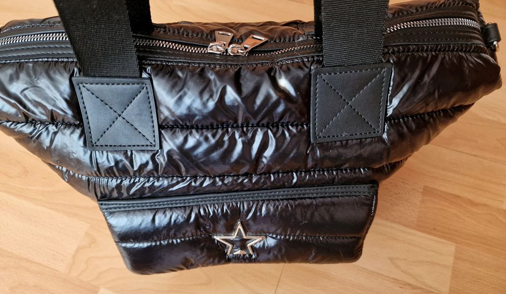 Geanta damă super model import Italia, feronerie metalica, int.inscrip