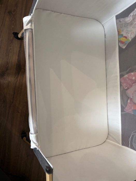 Бебешка кошара с подвижна преграда Cangaroo - Amo, тъмносива