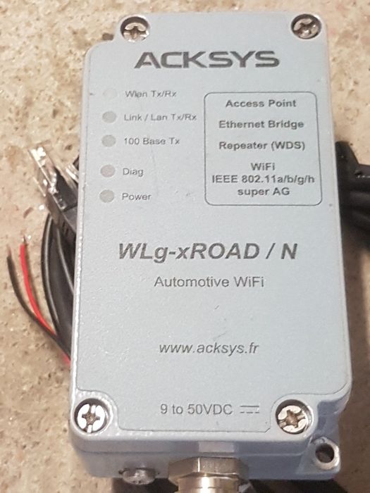 Interfață wifi industrială Acksys