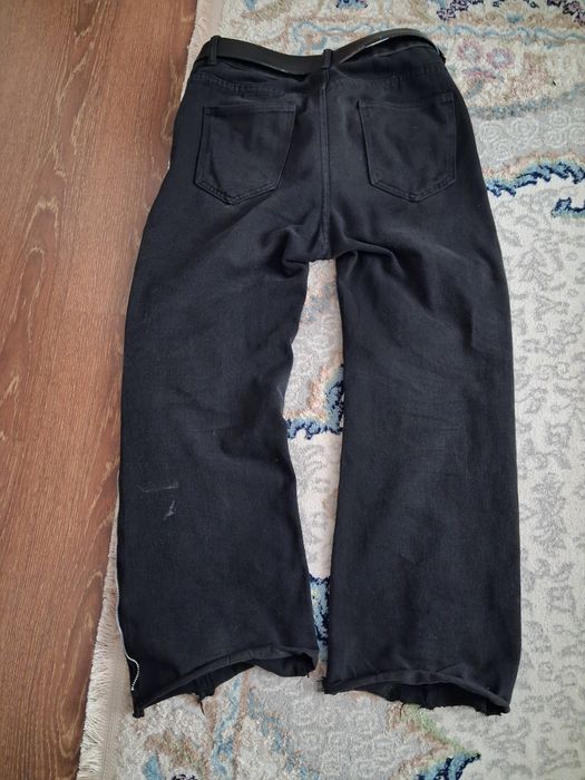 Zip flared jeans Zara type
