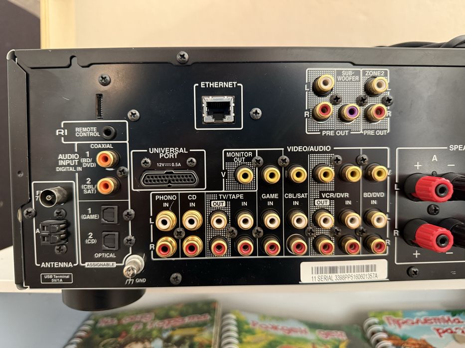 Onkyo TX-8050 стерео ресивър Оптичен вход