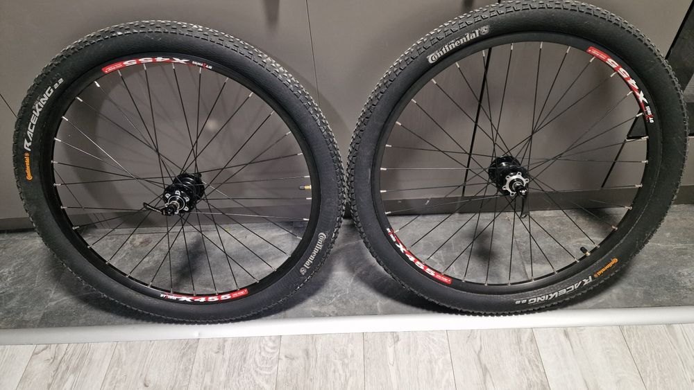 DT Swiss X455 26” wheelset + гуми Continental Race King