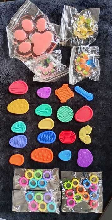 Гумички донъти цветни, фиджети,  беше куб, пръстени, камъни, лапи