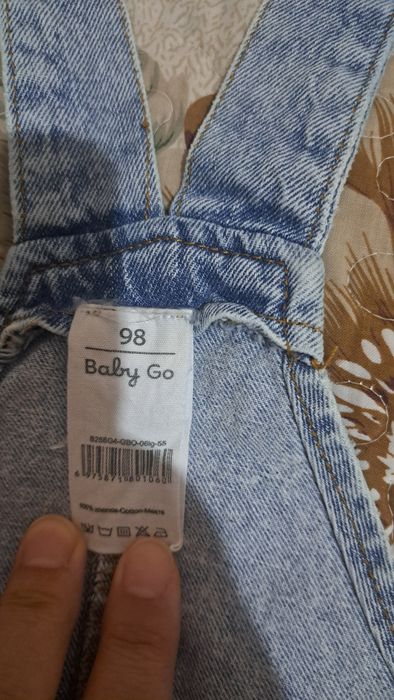 Джинсовый комбинезон для девочек