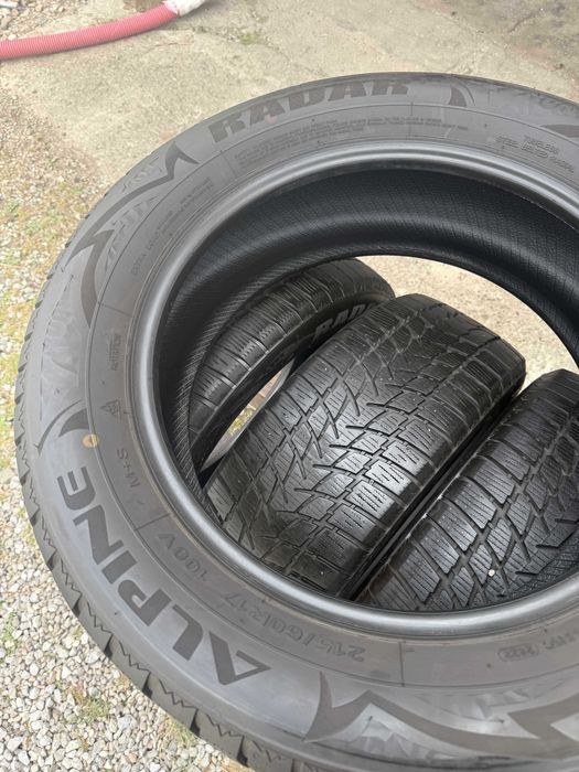4x Anvelope iarna 215/60 r17 M+S - Radar Dimax Alpine