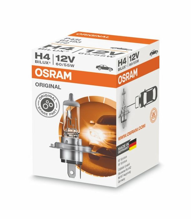 Becuri Omologate Osram H1,H4,H7,H11,W5W,WY5W,C5W,P21W,PY21W,W16W,T20