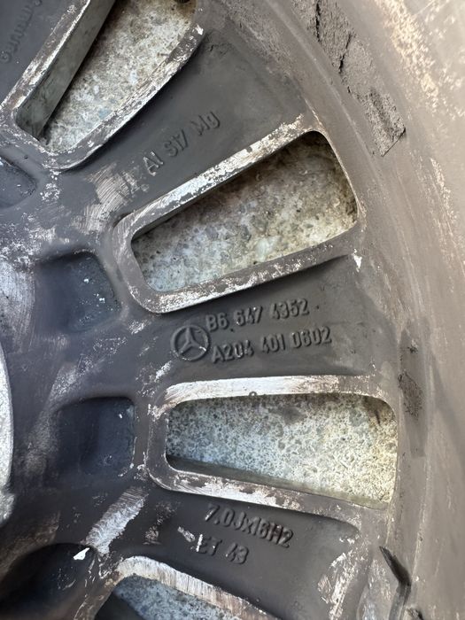 Оригинални джанти Mercedes 16’’ BBS + зимни гуми 205/55 R16