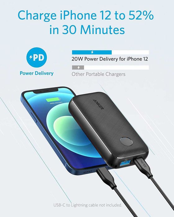 Anker PowerCore 10000 Redux[Upgraded]-USB-C батерия