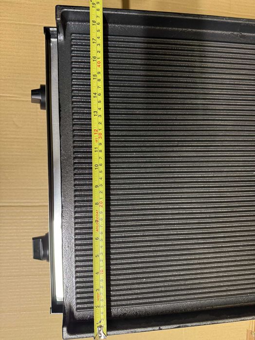 Професионална Електрическа Скара Чугунена Плоча Оребрена - 51 см