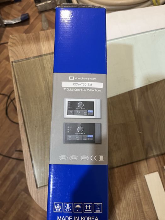 Видеодомофон KOCOM KCV-T701SM + KC-MC20 D1