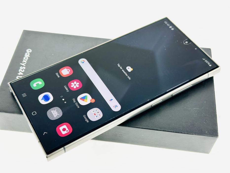 Samsung Galaxy S24 Ultra 5G 256GB 12RAM Black Перфектен! Гаранция!