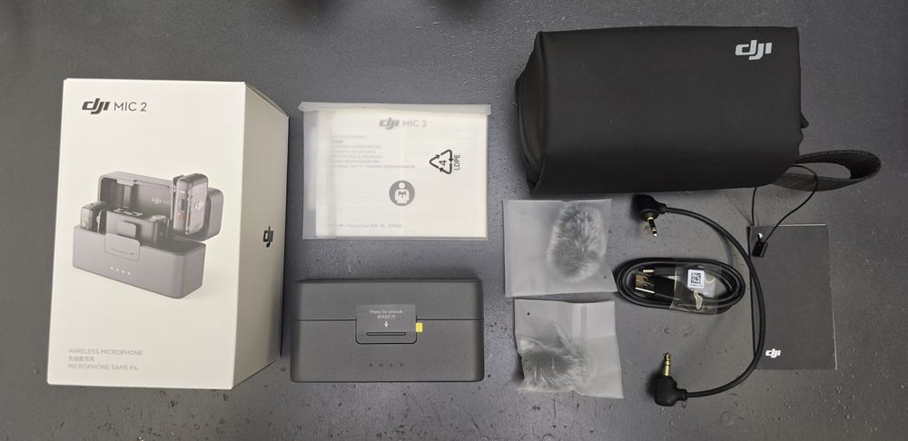 Dji mic 2 full box microfon recorder