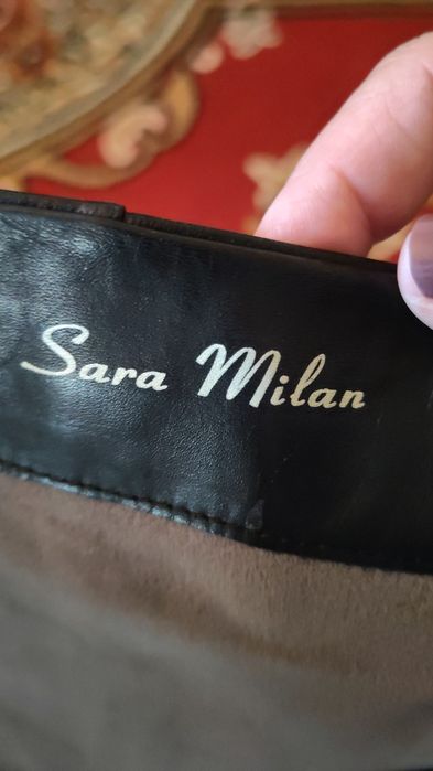 Сапоги кожанные. Европейка