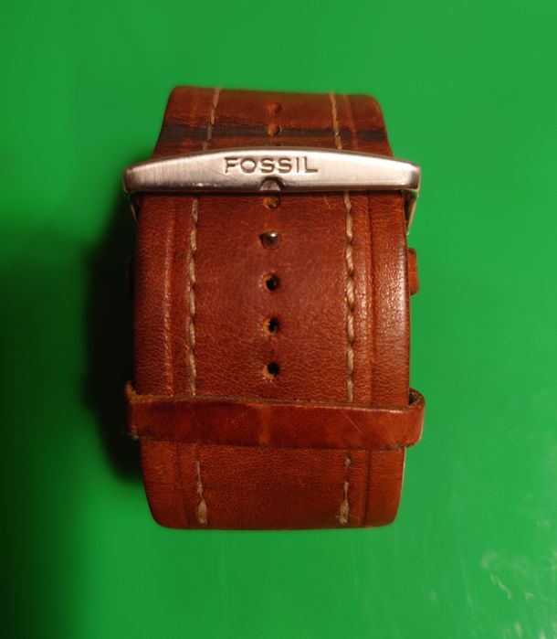 Ceas Fossil curea lata, piele autentică
