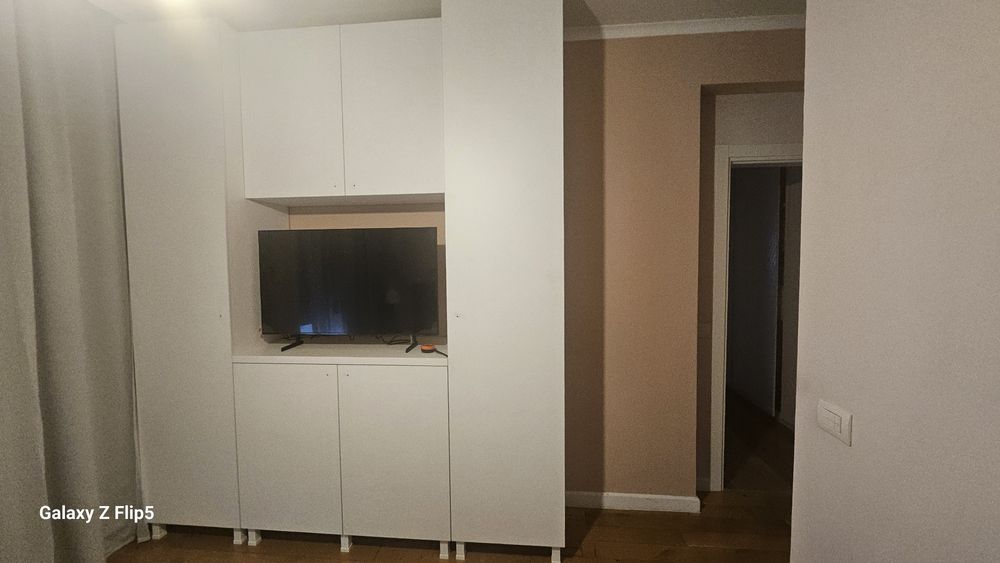 Dressing cu spatiu pentru TV,, alb, NOU