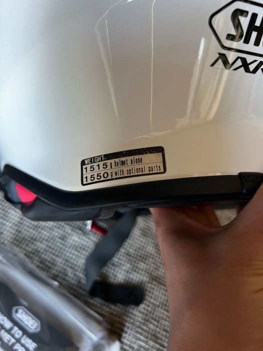 Cască moto Shoei NXR2 Alb Lucios