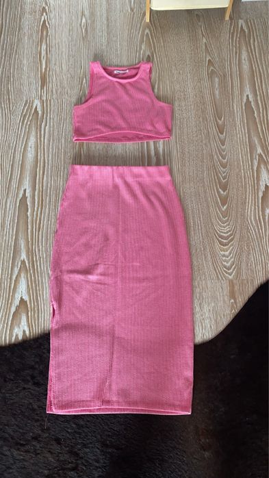 Set fusta si top crop