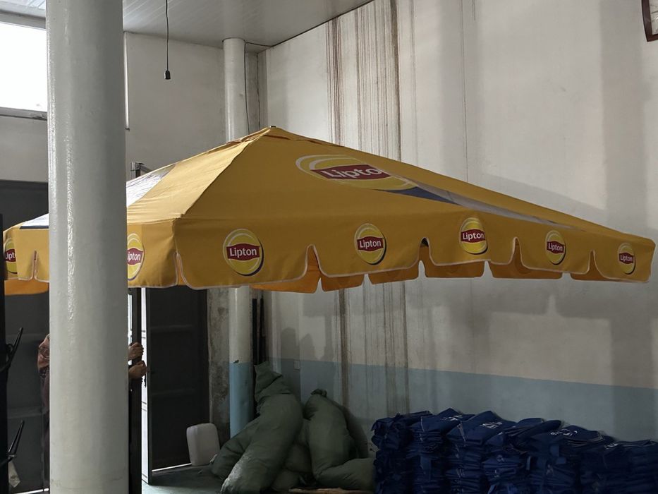 зонты навес с конструкции с печатью вашего лого