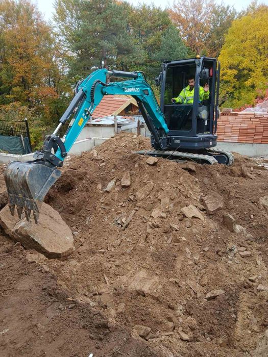 Услуга с мини багер 100 €