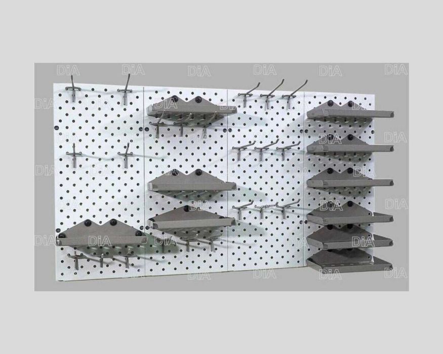 Панель перфорированная, настенная, для магазина и склада alpp