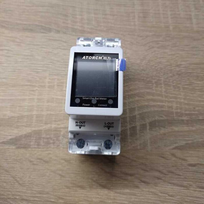 63A Монофазен двутарифен смарт електромер, LCD дисплей, WiFi връзка