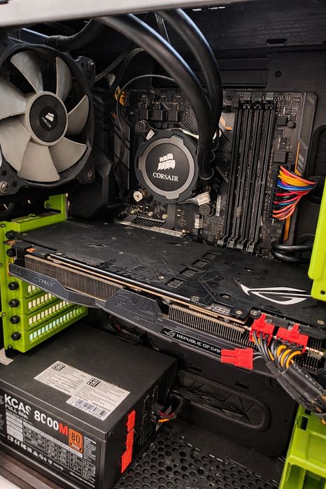 Видеокарта gtx 1080 Asus rog strix