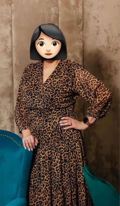 Продам леопардовое платье